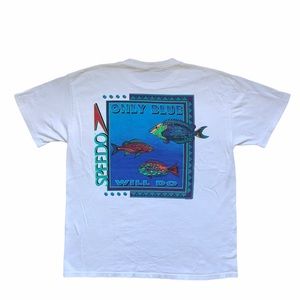 Vintage 1995 Speedo Graphic Fish T-Shirt